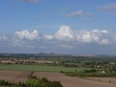 Wittenham Clumps view from national cycle route 544