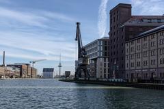 Hafen Münster Flechtheimspeicher and Wolfgang Borchert Theater