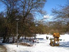 Pasinger Stadtpark in winter