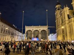 Demonstration in Munich against right-wing extremism on November 9, 2023