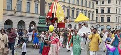 Rath Yatra in Munich 2020 at Odeonsplatz