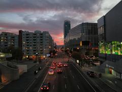 San Francisco evening skyline during sunset