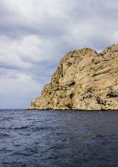 Calanques National Park rocky coastline