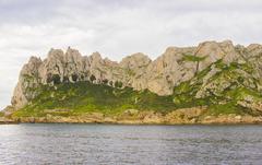 Scenic rock formation in Calanques National Park