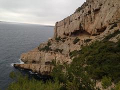 The Calanques of Marseille coastline with clear blue waters