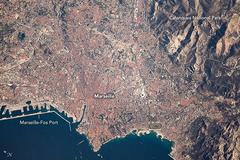 View of Marseille from the International Space Station