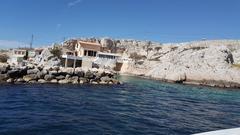 Calanques rocky coastline in Marseille