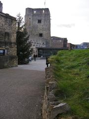 Castle wall in the United Kingdom