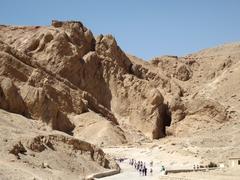 View into the Valley of the Queens, Thebes West Luxor Egypt