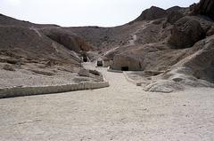 Tombs in the Valley of the Queens in Luxor, Egypt