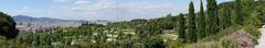 Panoramic view from Jardí Botànic de Barcelona