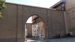 Inner courtyard view of Isartor, Munich