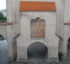 Isartor gate in Munich on a sunny day