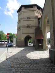 central tower original gateway Munich