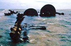 Remains of a steam ship at Cumbuco Beach