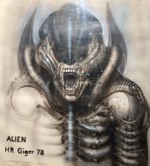 Museum HR Giger Alien sculpture 1978