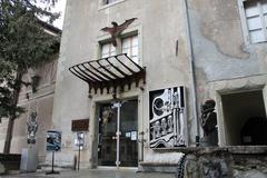 HR Giger Museum entrance in Gruyères