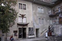 St. Germain Castle in Gruyères on a sunny day