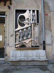 Sculptures by H.R. Giger in Gruyeres