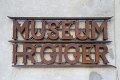 HR Giger Museum entrance in Gruyères