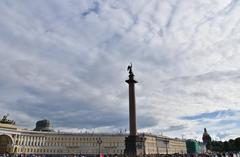 Alexander Column in Palace Square, St. Petersburg