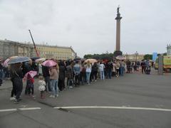 Crowd at anti-corruption rally in St. Petersburg, 2017