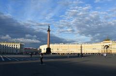 Evening in Palace Square, St. Petersburg