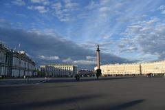 Evening in Palace Square, St. Petersburg