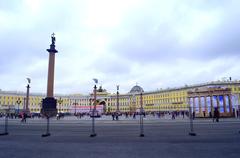 Palace Square in St. Petersburg, Russia