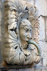 Figure on Big Onofrio's Fountain in Dubrovnik