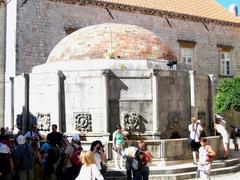 Onofrio's Fountain in Dubrovnik, Croatia