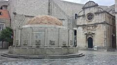 Onofrio's Fountain in Dubrovnik Old Town