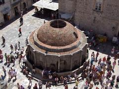 Onufry Big Fountain in Dubrovnik