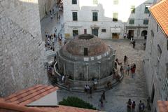 Onofrio's Fountain in Dubrovnik, Croatia