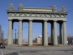 Moscow Triumphal Gates in Saint Petersburg