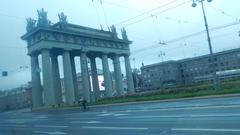 Moscow Triumphal Gate in St Petersburg