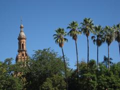 Historical garden in Parque de María Luisa