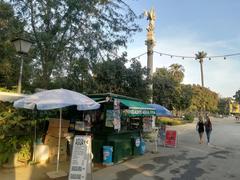 Kiosko in María Luisa Park, Seville, Andalusia, Spain