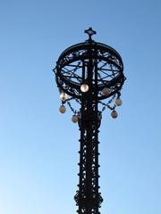 ornate lamp in Parque de María Luisa, Seville