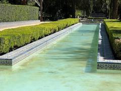 Scenic view of Parc María Luisa in Seville