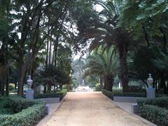 pathway in Maria Luisa Park, Seville