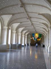 Starry vaults in the access areas of the museum