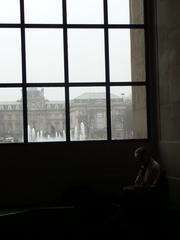 Window at the Palais des Beaux-Arts in Lille