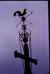 Carfax weather vane atop the tower