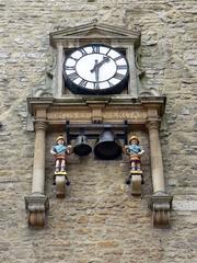 Clock on Carfax Tower in Queen Street, Oxford