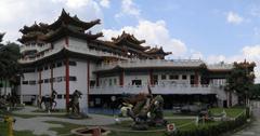 Thean Hou Temple in Kuala Lumpur panoramic view