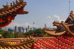 Thean Hou Temple panoramic view