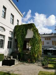 Rear balcony of Hochpaterre Villa Stuck in Munich