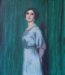 Portrait of Bettina Heinemann by Franz von Stuck