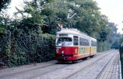 N E1 4787 train on Rotundenallee, 1986